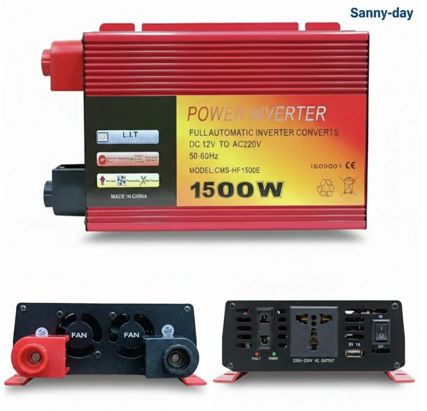 اینورتر ۱۵۰۰ وات سنی دی (Sanny Day) مدل RED-HF-1500E